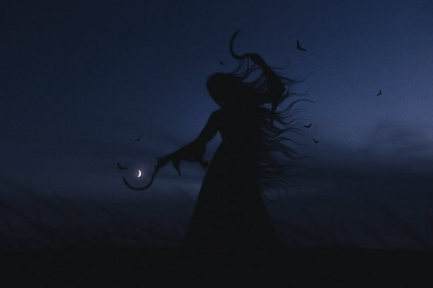 Bat Hour and Hour of the Witches, photography (no AI) by Victoria Veil on Instagram This artist’s Website // Print Shop