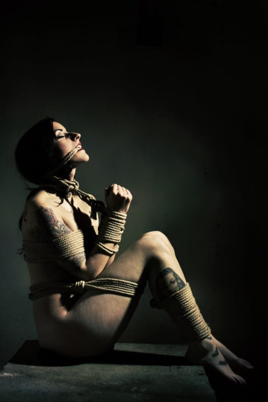 Bondage + tattoos = doubleplus good