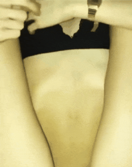 Look baby, your tummy is bulging